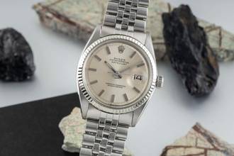 Thumbnail von Rolex Datejust 36 Stahl / Weissgold Automatik Herrenuhr Ref. 1601 Vintage