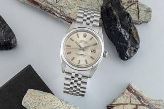 Thumbnail von Rolex Datejust 36 Stahl / Weissgold Automatik Herrenuhr Ref. 1601 Vintage