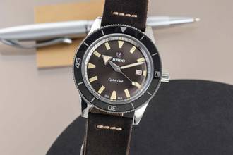 Thumbnail von Rado HyperChrome Captain Cook stalowa automatyczna męska zegarek ref. R32500315 pudełko