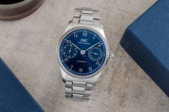 Thumbnail von IWC Portugieser Automatik 42 7 Days Stahl Automatik Herrenuhr Ref. IW501704