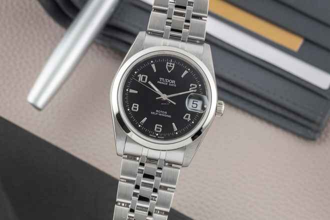Tudor Prince Date Otomatik Paslanmaz Çelik Otomatik Erkek Saatı Ref. 74000N Klasik