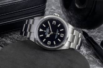 Thumbnail von Rolex Explorer Oyster Edelstahl Automatik Herren Ref. 124270 Box & Papiere 2021
