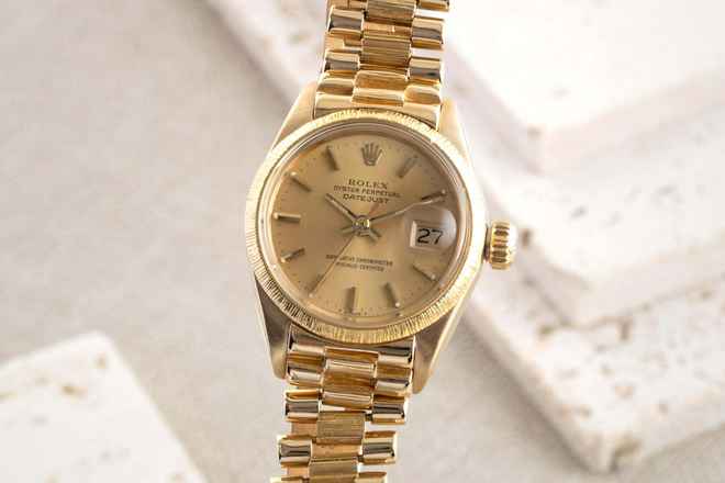 Rolex Lady-Datejust Kabuk 18K (0,750) Altın Otomatik Bayan Oyster Ref. 6927 Kutu