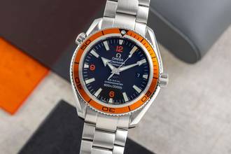 Thumbnail von Omega Seamaster Planet Ocean Automatik Stahl Herrenuhr Ref. 2209.50.00