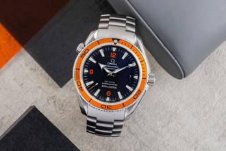 Thumbnail von Omega Seamaster Planet Ocean Automatisch Stalen herenhorloge Ref. 2209.50.00