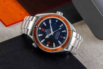 Thumbnail von Omega Seamaster Planet Ocean Automatisch Stalen herenhorloge Ref. 2209.50.00