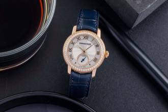 Thumbnail von Audemars Piguet Jules Audemars 18k roodgoud handopwinding Ref. 7728OR.ZZA082MR.01 Papieren