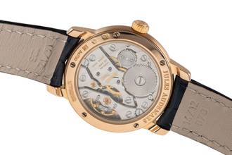 Thumbnail von Audemars Piguet Jules Audemars 18k roodgoud handopwinding Ref. 7728OR.ZZA082MR.01 Papieren