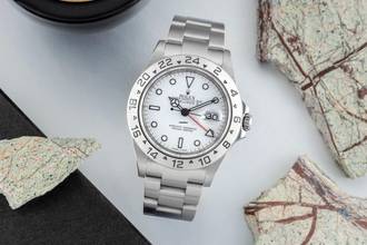 Thumbnail von Rolex Explorer II Polar White Dial Steel Automatic Men's Watch Ref. 16570T M-Series