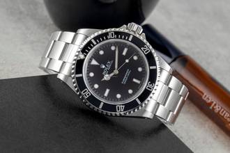 Thumbnail von Rolex Submariner (Geen Datum) Stalen Automatische herenhorloge Ref. 14060M Z-serie
