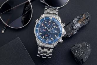 Thumbnail von Omega Seamaster Diver 300 M Chrono Diver Automatic Steel Men's Ref. 2599.80.00 B&P