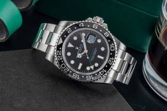 Thumbnail von Rolex GMT-Master II Oyster Edelstahl Automatik Herrenuhr Ref. 116710LN B&P 2008