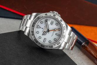 Thumbnail von Rolex Explorer II White Dial Oyster Edelstahl Automatik Herrenuhr Ref. 216570