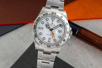Thumbnail von Rolex Explorer II White Dial Oyster Edelstahl Automatik Herrenuhr Ref. 216570