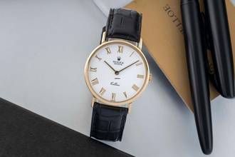 Thumbnail von Rolex Cellini 18k (0,750) Gold White Dial Handaufzug Herrenuhr Ref. 5112 E-Serie