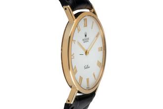 Thumbnail von Rolex Cellini 18k (0,750) Gold White Dial Handaufzug Herrenuhr Ref. 5112 E-Serie