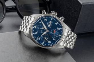 Thumbnail von Reloj de piloto IWC Cronógrafo Cronógrafo de piloto Cronógrafo de acero Automático Reloj para hombre Ref. IW388102