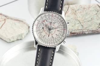Thumbnail von Breitling Montbrillant Datora Chronograph Stahl Automatik Ref. A2133012/G518 B&P