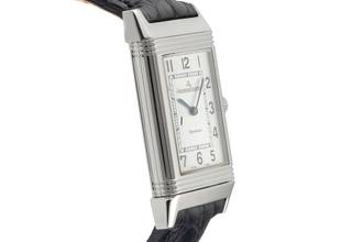 Thumbnail von Jaeger-LeCoultre Reverso Classique Handopwinding roestvrij staal Ref. Q2508410 252.8.86 B&P 2008