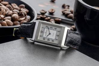 Thumbnail von Jaeger-LeCoultre Reverso Classique Handopwinding roestvrij staal Ref. Q2508410 252.8.86 B&P 2008