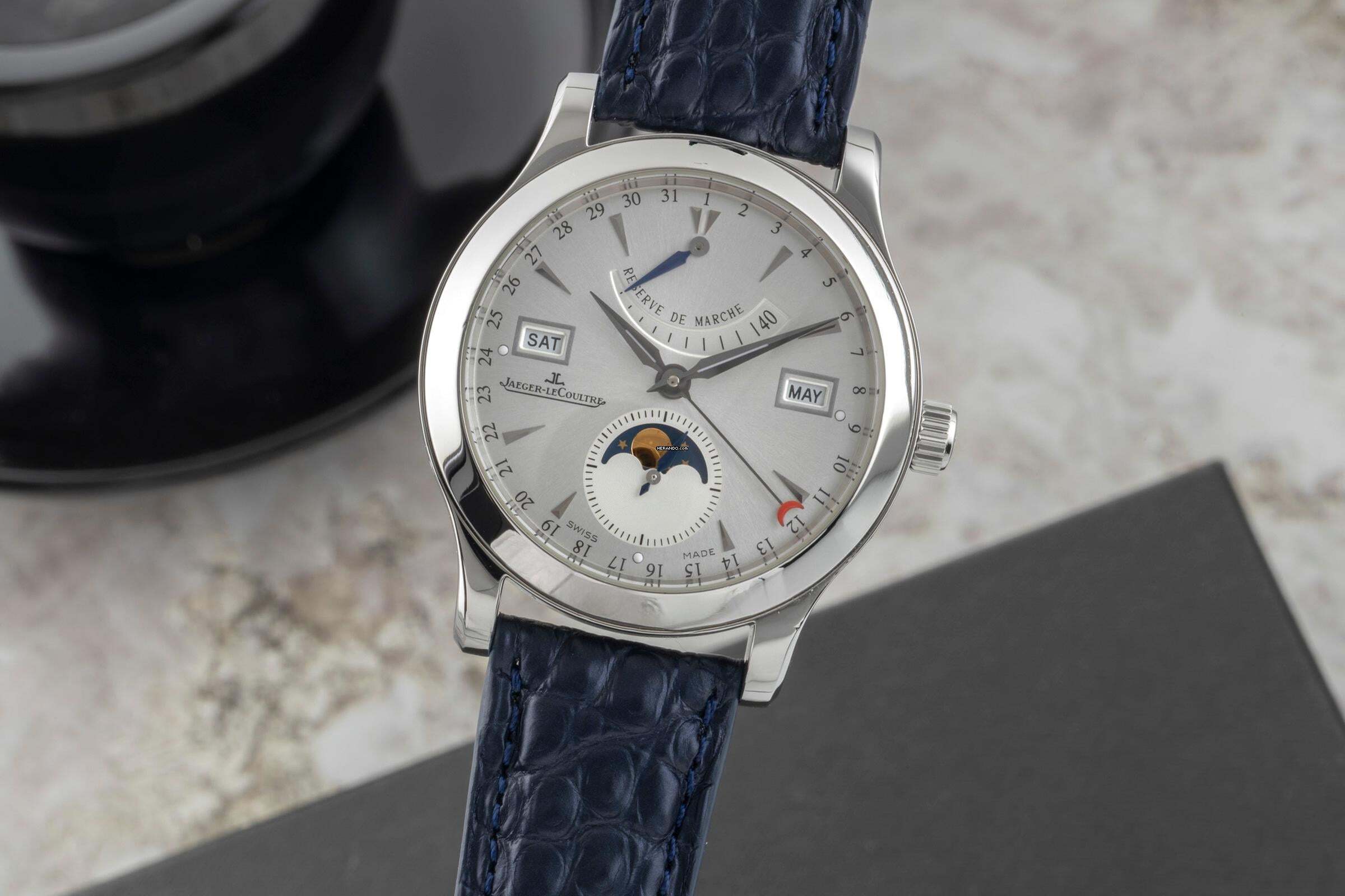 Jaeger-LeCoultre Master Calendar Control acero automático Ref. Q151842A 147.8.41.S papeles