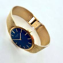 Thumbnail von Patek Philippe Calatrava Blue Dial Gold Strap 1969