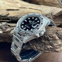 Thumbnail von Rolex GMT-Master II AFTERMARKET diamond setting - FULLSET