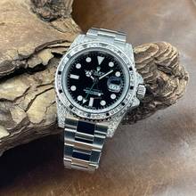 Thumbnail von Rolex GMT-Master II AFTERMARKET diamond setting - FULLSET