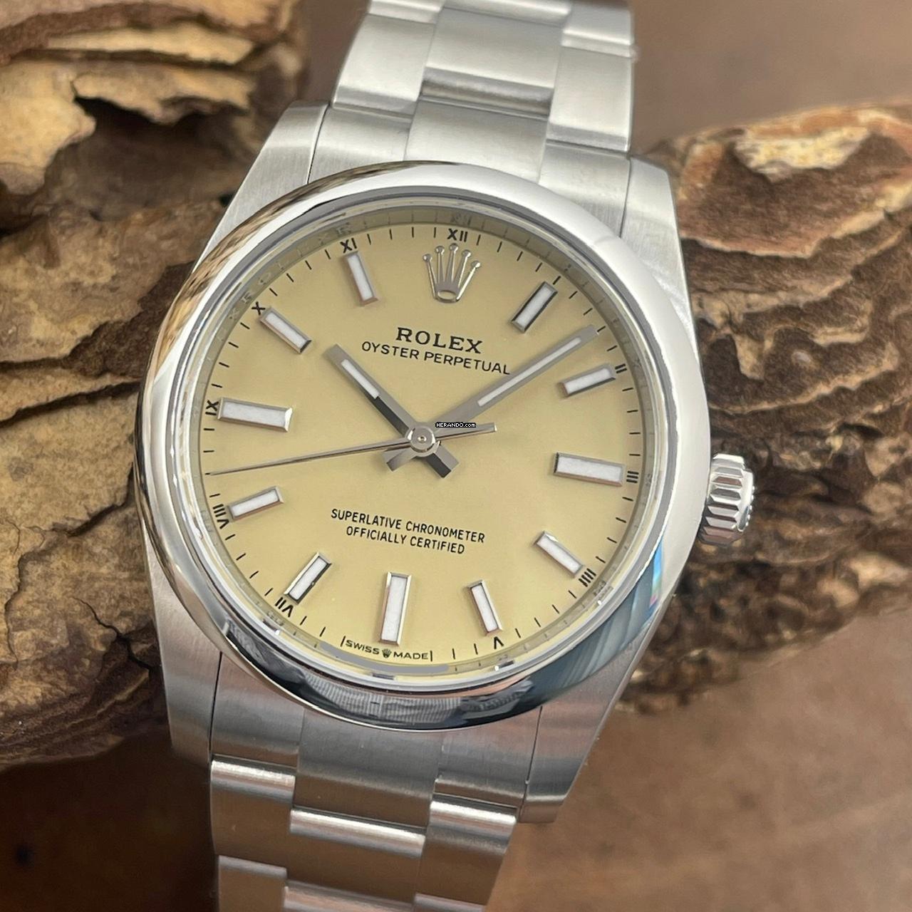 Rolex Oyster Perpetual 34 Oyster Perpetual 34 - UNGETRAGEN - FULLSET 2026 - Ref. 124200