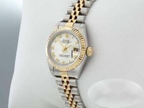Thumbnail von Rolex Lady-Datejust Edelstahl Gelbgold 750 Perlmutt Automatik Gold Stahl Damen Stainless Steel 18kt Yellow Gold Jubilé-band Chronometer Oyster