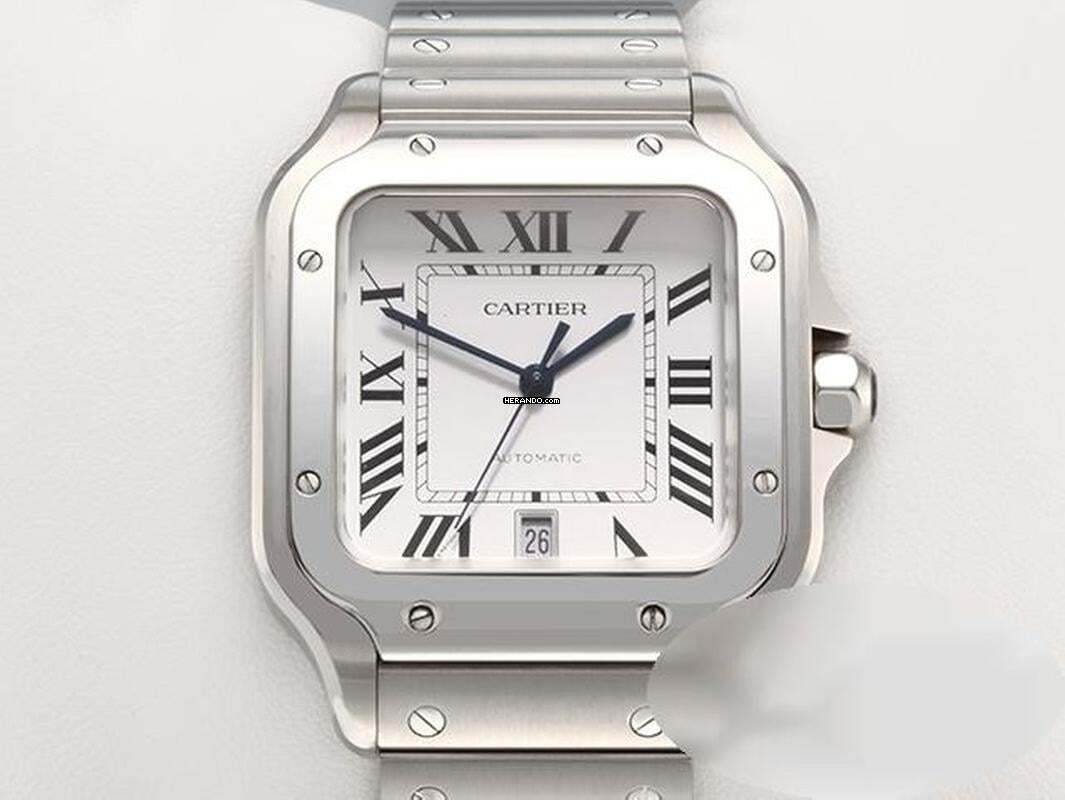 Cartier Santos Grosses Modell Edelstahl Wssa0018 2020 Automatik Stahl Steel