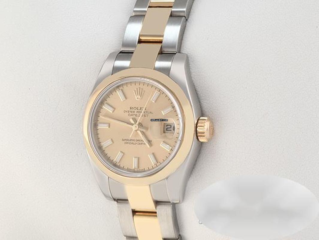Rolex Lady-Datejust 179163 Edelstahl Gelbgold 750 Automatik Stahl Gold Damen