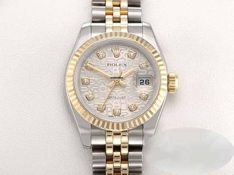 Rolex Lady-Datejust 179173 2011 Stahl Gelbgold 750 Diamanten Automatik Gold