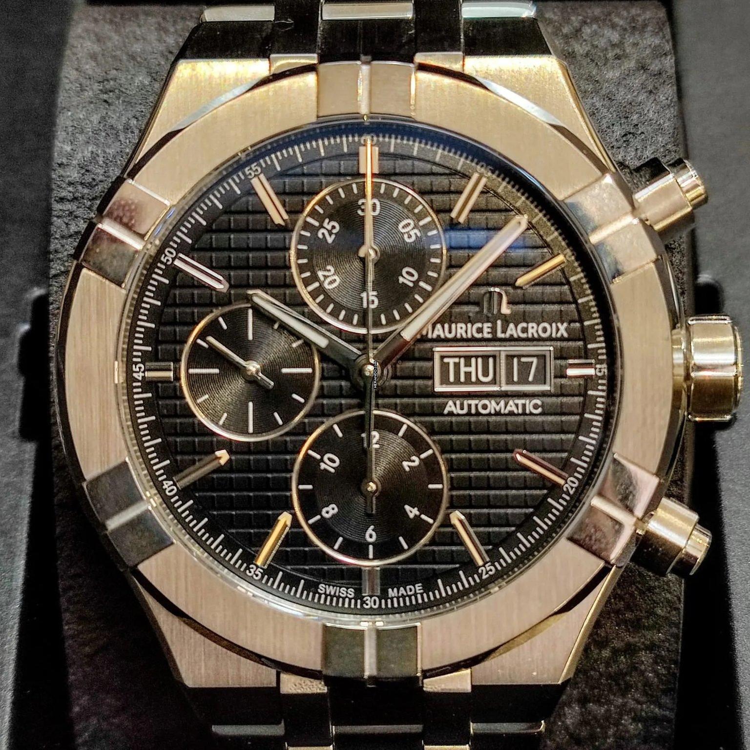 Maurice Lacroix AIKON Chronograph NEW FULL SET