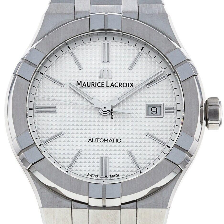 Maurice Lacroix AIKON 42mm Ref.ai6008 Box&pap. Full Set Aikon Automatik NEW FULL SET