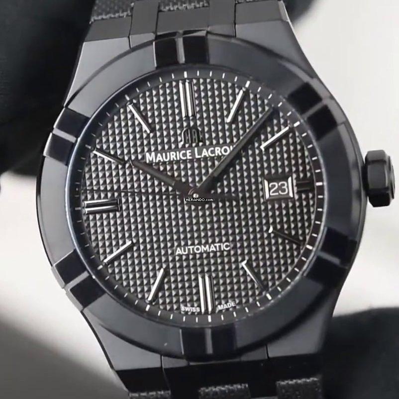 Maurice Lacroix AIKON AUTOMATIC DATE 42MM NEUF EN ENSEMBLE COMPLET