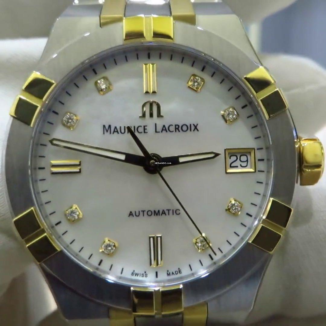 Maurice Lacroix AIKON AUTOMATIC DATE 35MM NOWY ZESTAW KOMPLETNY