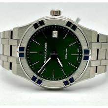 Thumbnail von Maurice Lacroix AIKON Quartz Green Dial Men's Watch Stainless NEW FULL SET