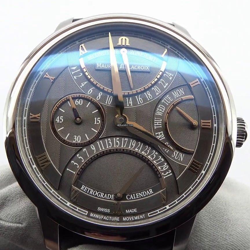 Maurice Lacroix Masterpiece Triple Rétrograde 43mm NUEVO CONJUNTO COMPLETO