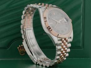 Thumbnail von Rolex Datejust 41 Ii 126331 Steel & Rose Gold With Wimbledon Dial 41mm - Like New 2021