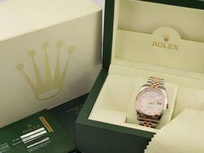 Thumbnail von Rolex Datejust 116231 Steel & Rose Gold With Jubilee Diamonds Dial - Full Set 36mm 2010