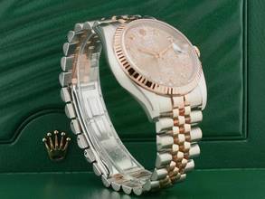 Thumbnail von Rolex Datejust Stainless Steel - Rose Gold Jubilee Diamond Dial
