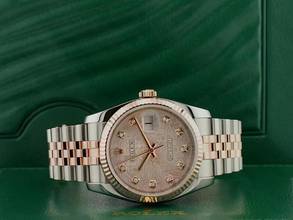 Thumbnail von Rolex Datejust Stainless Steel - Rose Gold Jubilee Diamond Dial