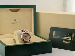 Thumbnail von Rolex Datejust Stainless Steel - Rose Gold Jubilee Diamond Dial