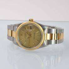 Thumbnail von Rolex Oyster Perpetual Date 15223 Champagne dial TOP Condition