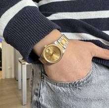 Thumbnail von Rolex Oyster Perpetual Date 15223 Champagne dial TOP Condition