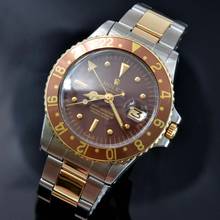 Thumbnail von Rolex GMT-Master 1675 Tiger Eye nipple brown dial Rootbeer bezel 1973