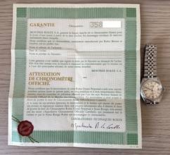 Thumbnail von Rolex Datejust 36 1601 Soleil silver dial 1973 Full Set