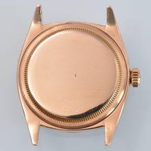 Thumbnail von Rolex Datejust 36 6604 Ovettone Black gilt dial rose gold 18KT 1956’s