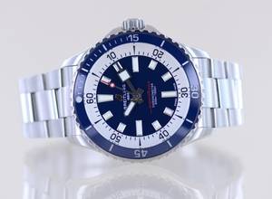 Thumbnail von Breitling Superocean II 42 42mm Automatic Stahl Blue Diver Stahlband Top B+P